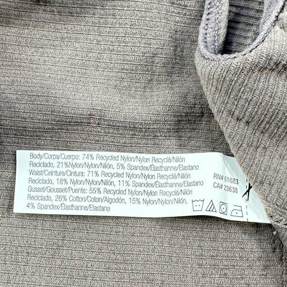 Jockey Women's Sz XXL Panty Thong Generations Recycled Seamfree Ribbed Brown New - Picture 6 of 9